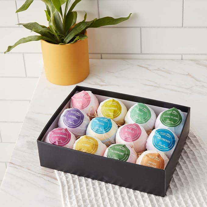 Bath Bombs Gift Set, XXL 4.2oz 12Pcs. All Natural Handmade Bathbombs - Image 12