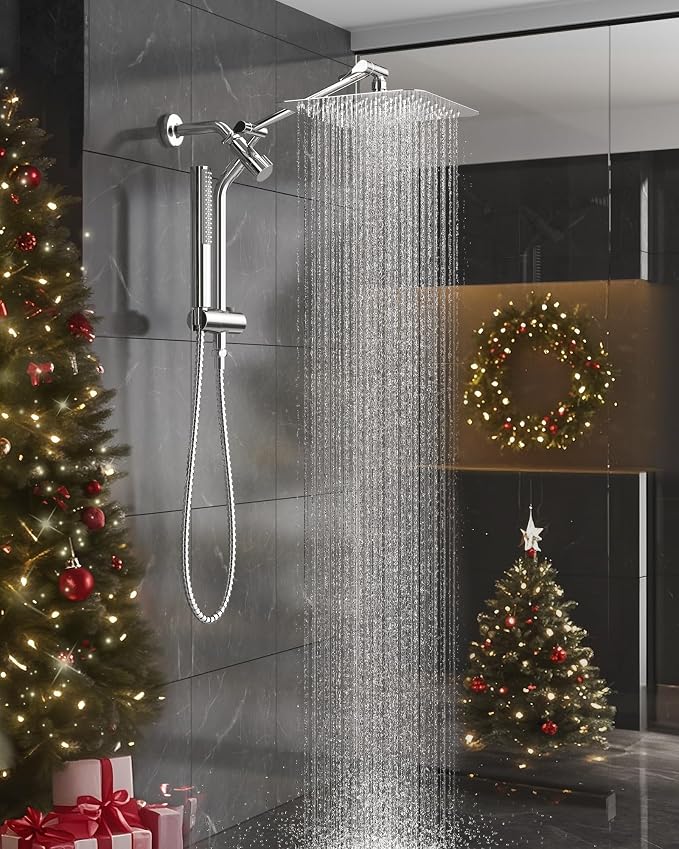 Veken 10'' All Metal Rain Shower Head by Veken