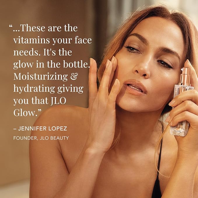 JLO BEAUTY Face Serum Set for Day & Night, Hydrating & Exfoliating Skincare - Image 6