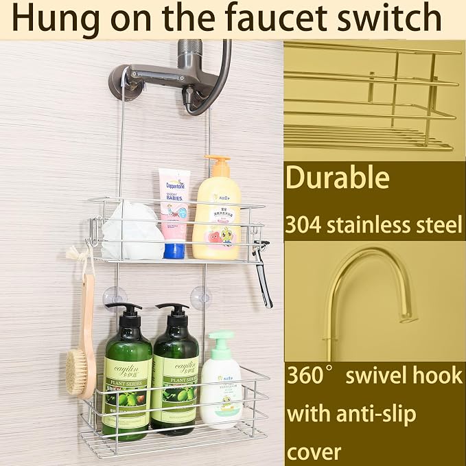 Hanging Shower Rack Shower Caddy - Image 4