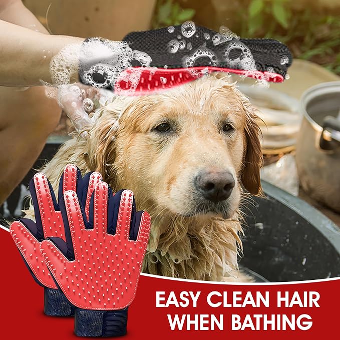 Upgrade Pet Grooming Gloves, Grooming Gloves - Image 5