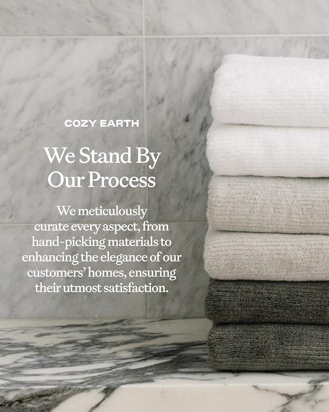 Cozy Earth Ribbed Bath Towel Set - Image 7