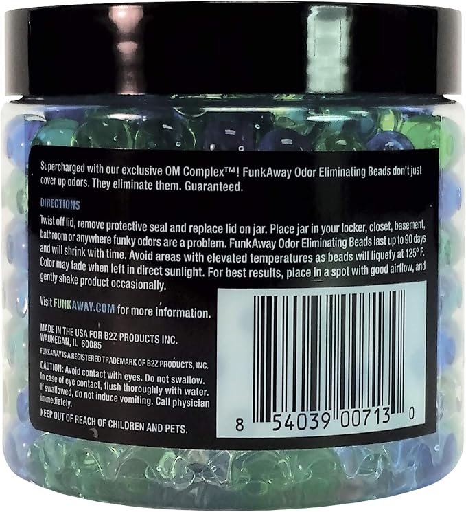 FunkAway Odor Eliminating Beads, 12 oz., 6 Pack, Supercharged Odor Absorbing - Image 4