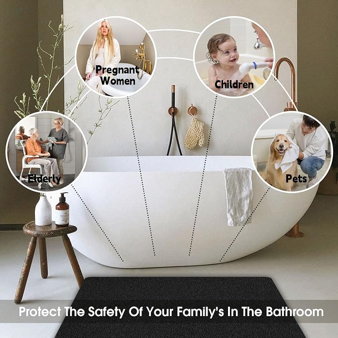 Non Slip Shower Mat, Comfortable Bath mat - Image 6