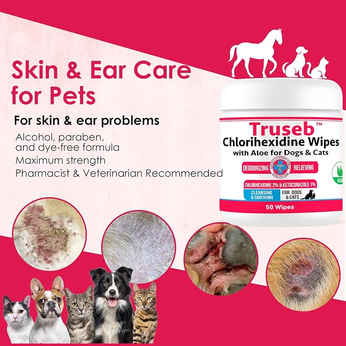 Truseb Topical Ketoconazole and Chlorhexidine Wipes - Image 5