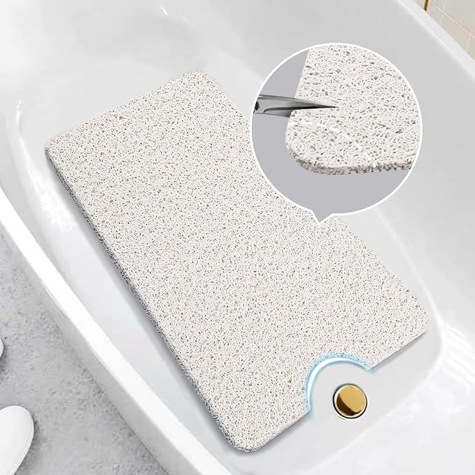 Asvin Soft Textured Bath, Tub Mat, 35x16 Inch, Phthalate Free, Non Slip Comfort - Image 6