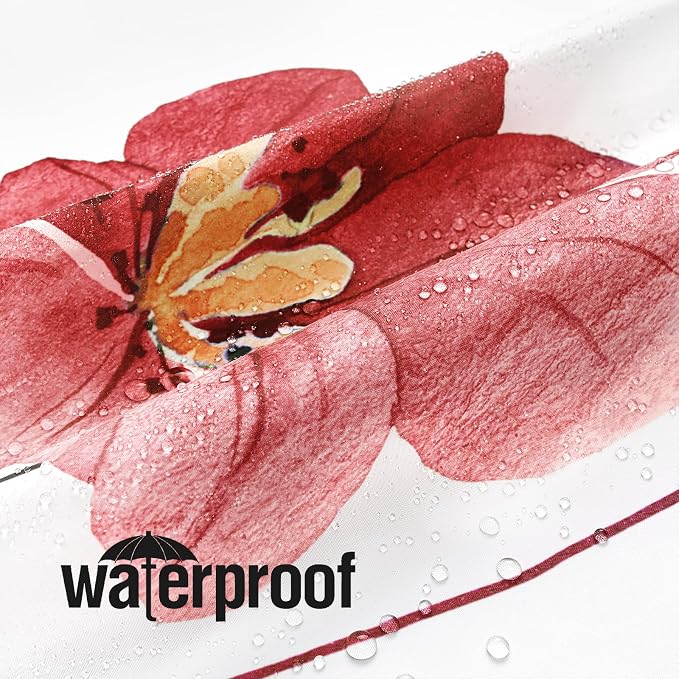 Gibelle Watercolor Floral Shower Curtain, Modern Minimalist Waterproof Fabric - Image 3