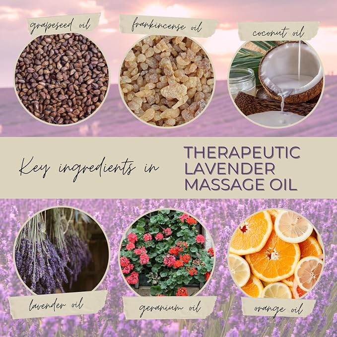 Essentially KateS Lavender Massage Oil 8 Fl Oz - Image 5