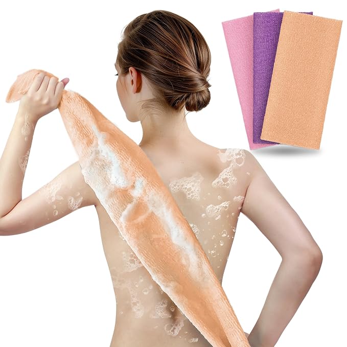ARCH&M 3-Pack Premium Nylon Exfoliating Towel by ARCHM