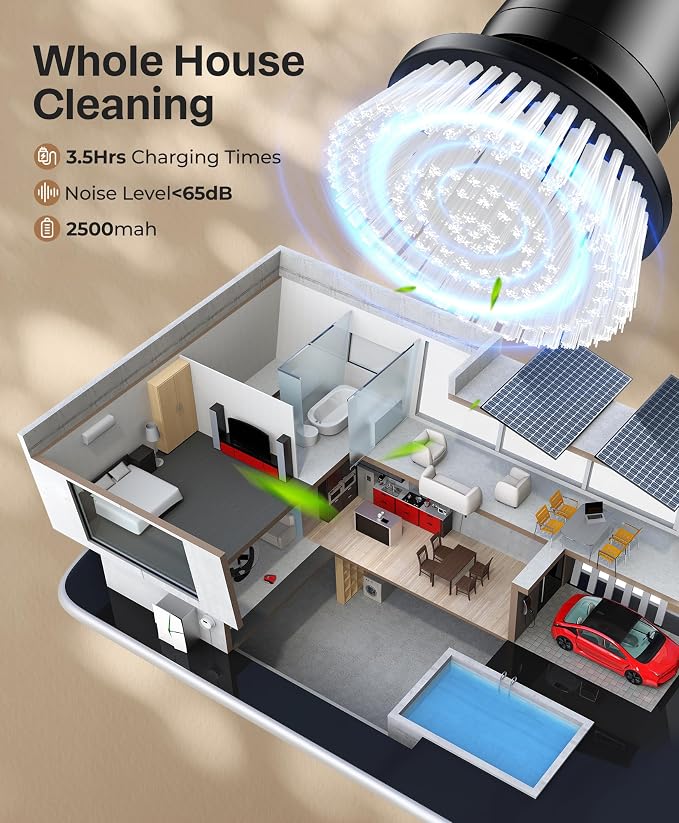 LyriFine Electric Spin Scrubber, New Full-Body IPX7 Waterproof Bathroom Cleaner - Image 6