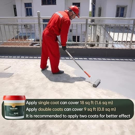35 oz Gray Roof Sealant Waterproof, Elastomeric Roofing Coating Liquid - Image 8