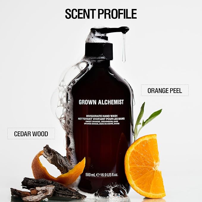 Grown Alchemist Invigorate Hand Wash – Liquid Hand Soap - Image 4