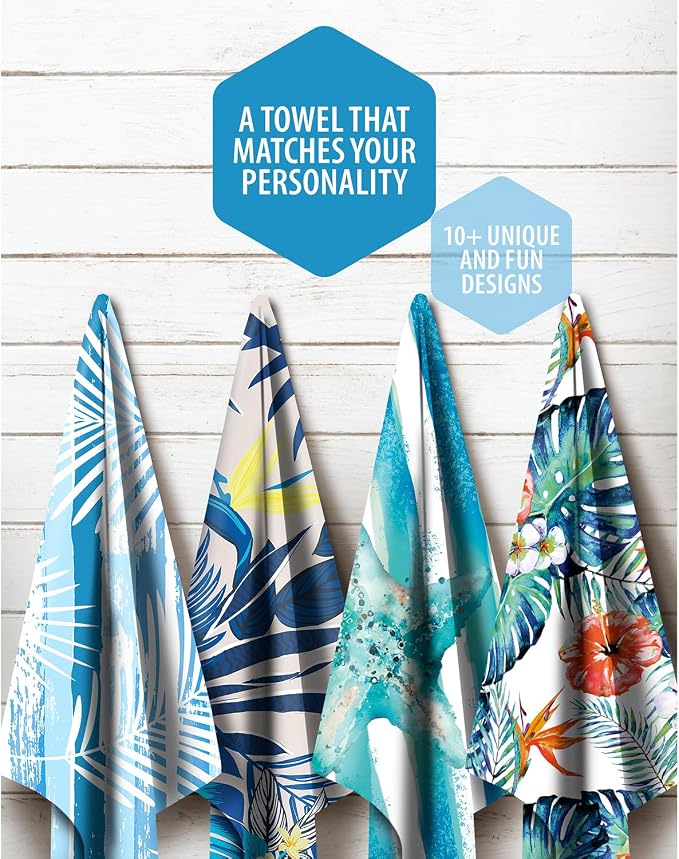 VENTURE 4TH Microfiber Beach Towel: Quick-Dry, Sandproof and Lightweight - Image 7
