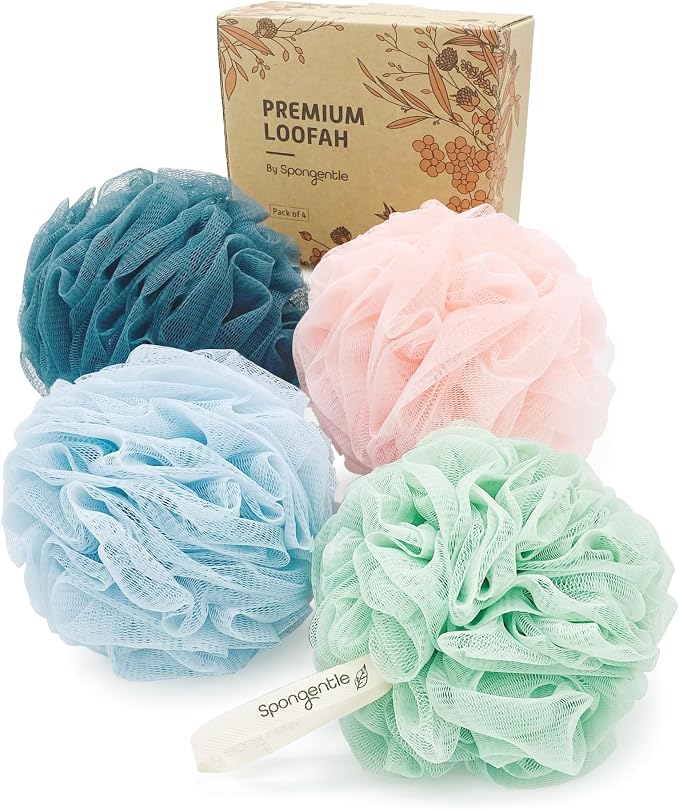 Spongentle Premium Deep Cleansing Loofah Sponge by SunliteSports