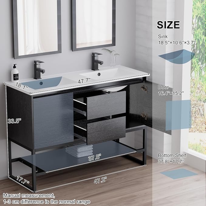 LUCKWIND 48" Bathroom Vanity - Image 2
