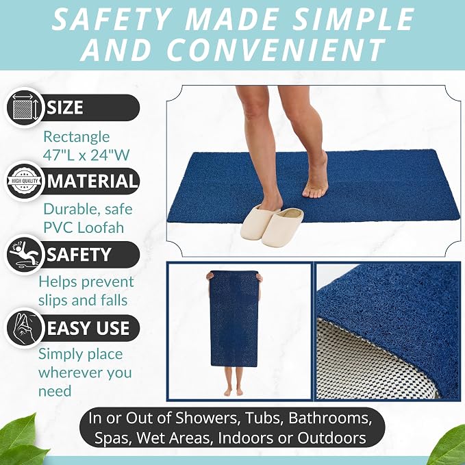 Soft Shower Mat Non Slip - Image 3