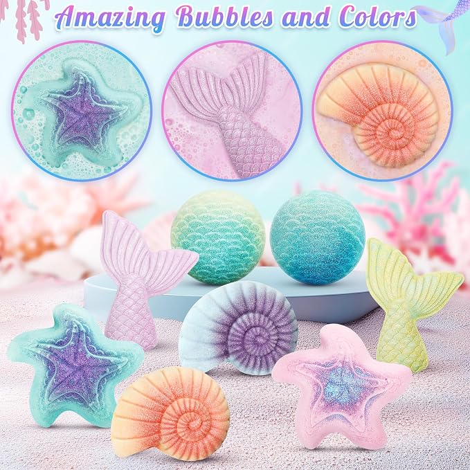Mermaid Bath Bombs for Kids - Image 3