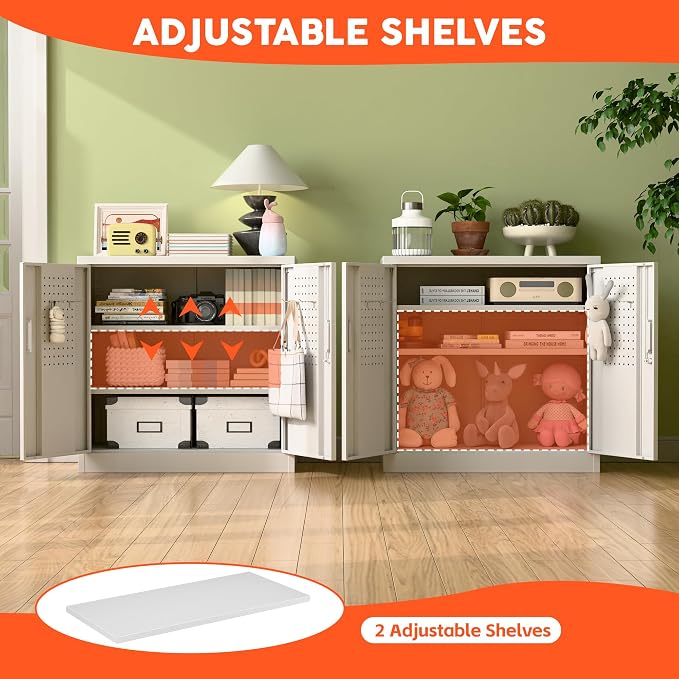 Aobabo 31.5" H Metal Storage Cabinet - Image 5