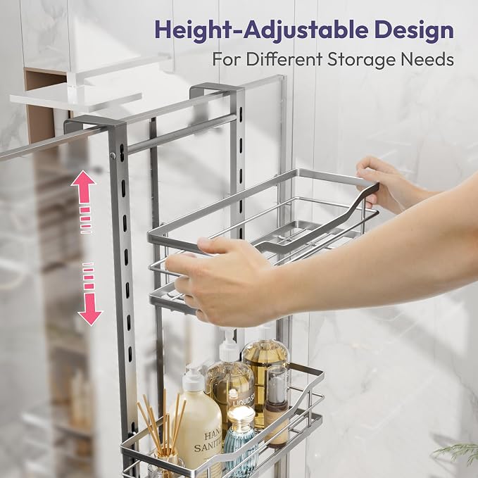 SWTYMIKI Over the Door Shower Caddy - Image 3