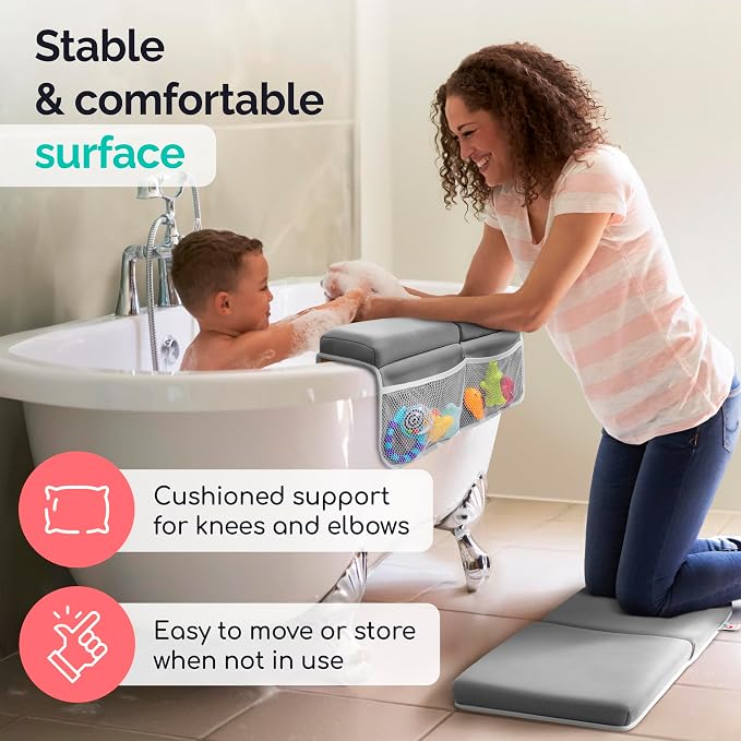 Baby Bath Kneeler and Elbow Rest Pad Set - Image 8