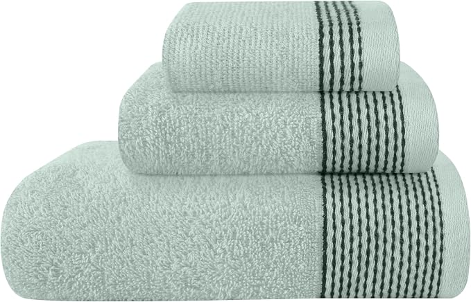 Belizzi Home Ultra Soft 3 Pack Cotton Towel Set, Contains a Bath Towel 28x55 by Unknown