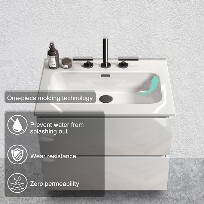 Floating Wall Mounted Bathroom Vanity - Image 3