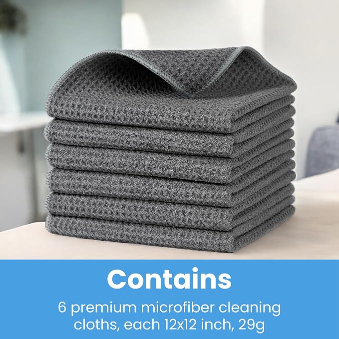 Waffle Weave Microfiber Cloths - Image 4
