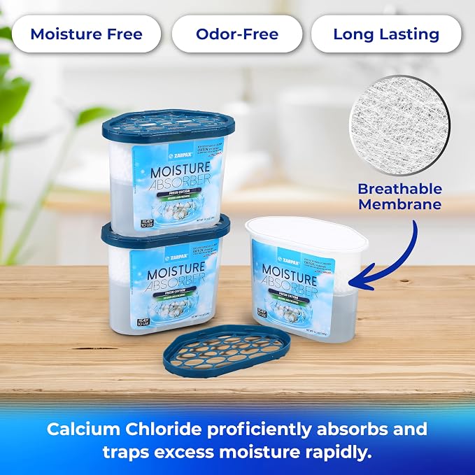 Moisture Absorber Fresh Cotton 10.5 oz/300g | Removes Moisture, Damp & Humidity - Image 4