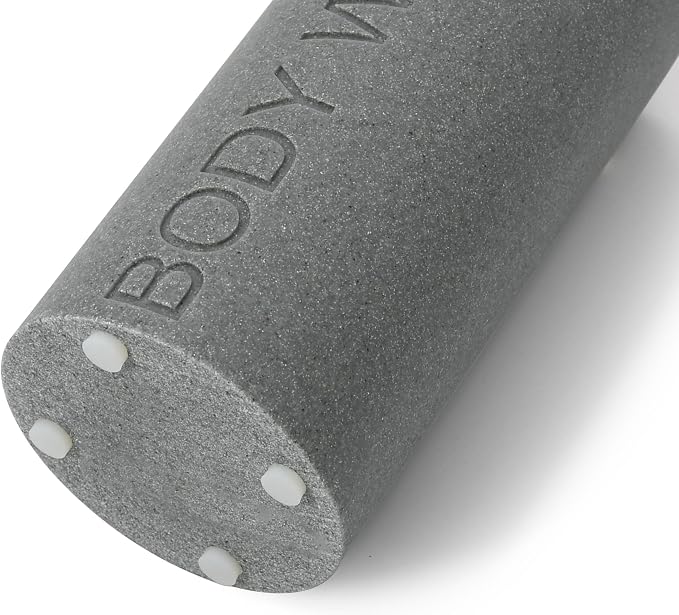 Resin Neutral Gray Sandstone Body Wash Engraved Bottle Refillable Pump Dispenser - Image 4