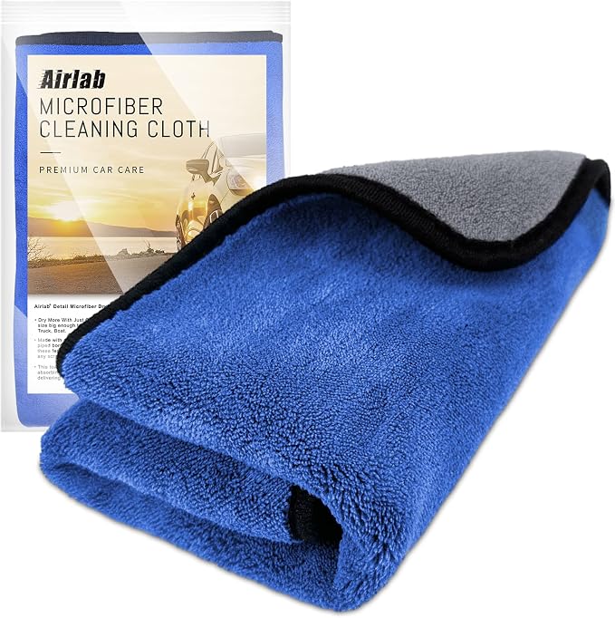 Airlab Microfiber Towels for Cars Wash Drying Thick Plush Cleaning Cloth Auto by AirlabStudio