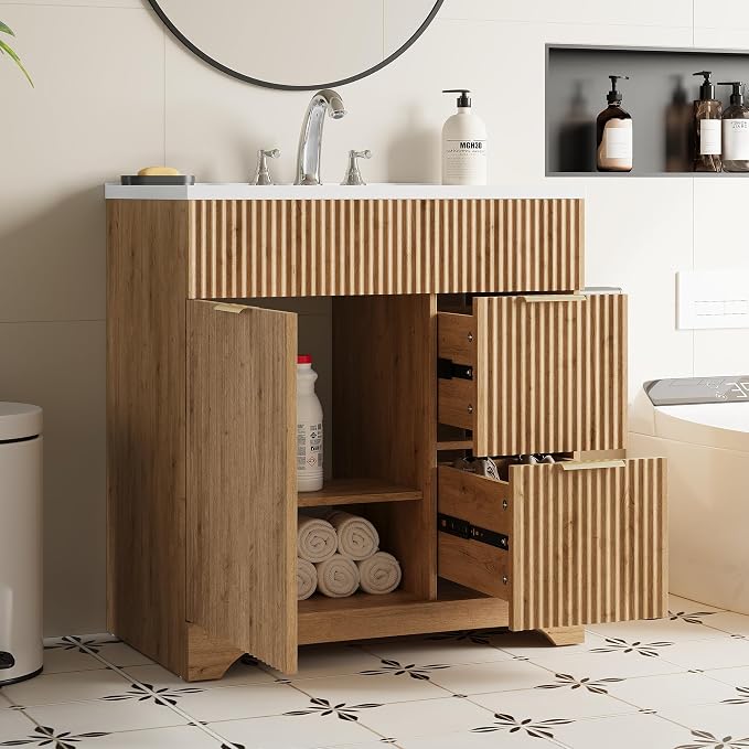 LINLUX 31” Bathroom Vanity - Image 7