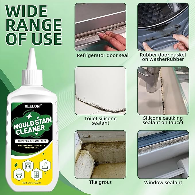 2 Pack Grout Cleaner Mou-ld Stain Remover Gel - Image 3