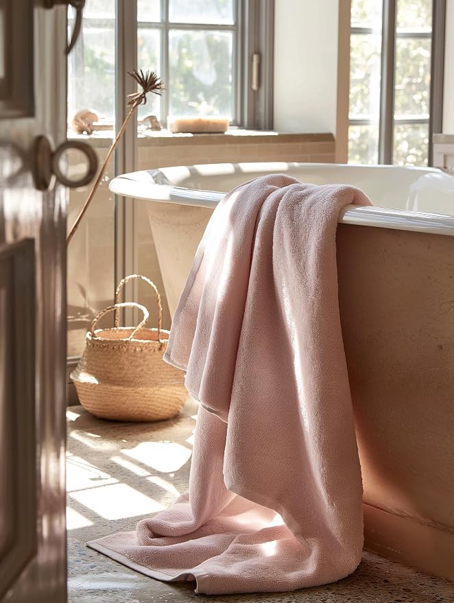 SALBAKOS 100% Turkish Cotton Jumbo Bath Sheet Towel Oversized 40x80 inch | - Image 6
