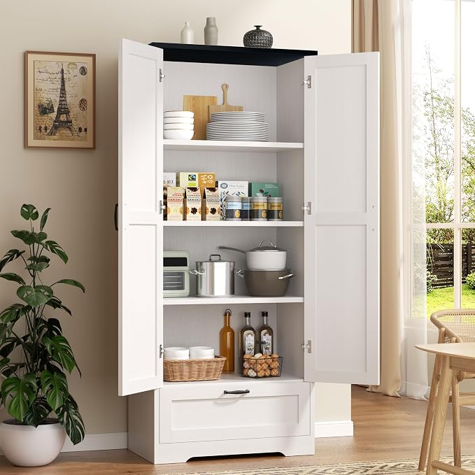 Vongrasig Kitchen Pantry Storage Cabinet - Image 3