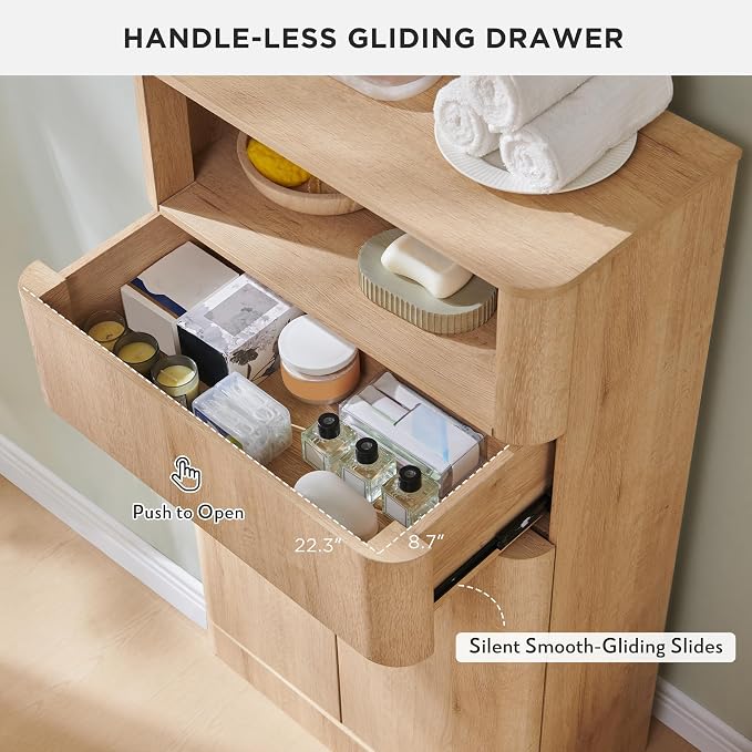 ACCOHOHO Modern Minimalist Bathroom Cabinet - Image 3