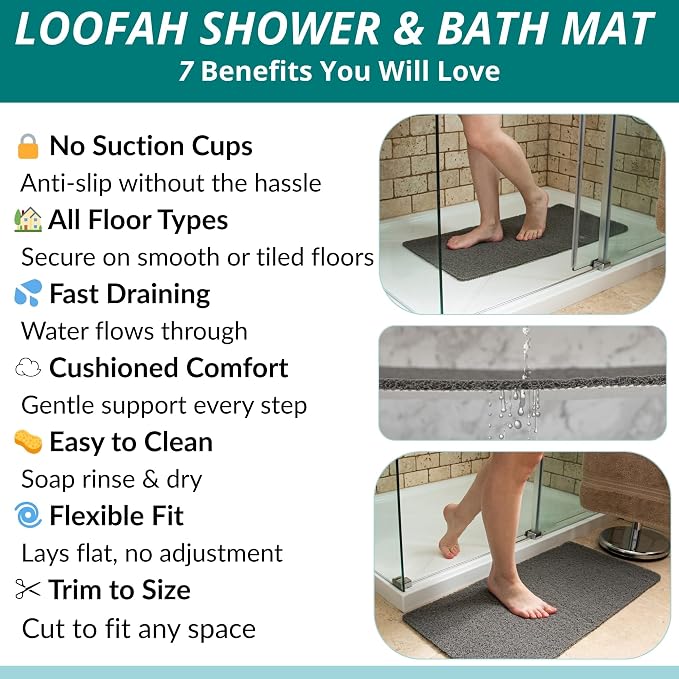 Non Slip Bathtub Mat Shower Mat - Image 4
