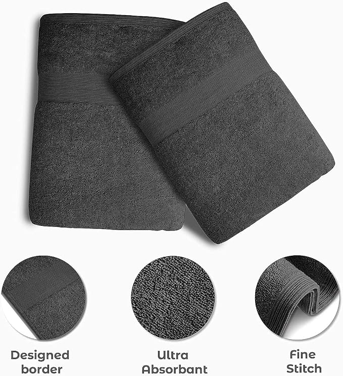 Softolle 100% Cotton Ring Spun Wash Cloths – Bulk Pack of Washcloths – 12x12 - Image 8