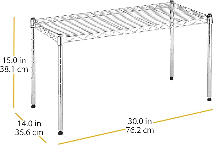 Whitmor Wire Shelving Unit, Metal Storage Shelves, Durable Heavy Duty Shelf - Image 10