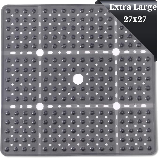 ENKOSI Square Shower Mat 27x27 inch by ENKOSI