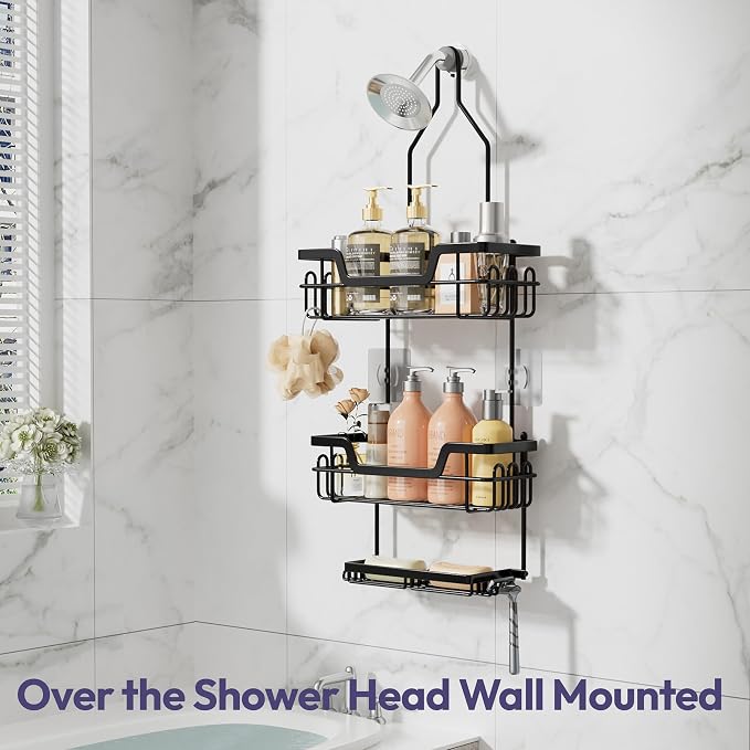 SWTYMIKI Bathroom Shower Caddy Hanging - Image 2