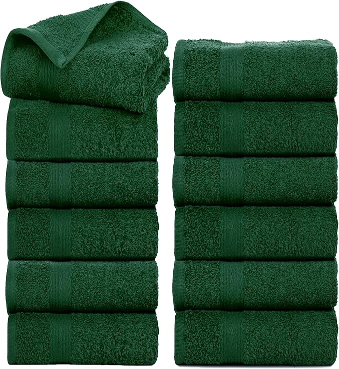Ample Decor Hand Towels 18 X 28 Inch Pack of 12 600 GSM 100% Cotton, Soft - Image 6