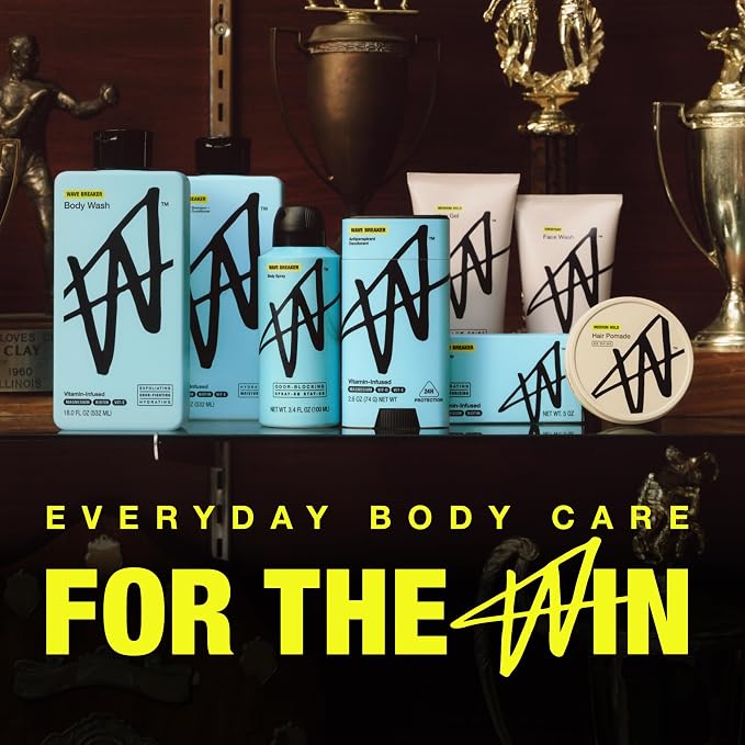 W By Jake Paul Body Wash for Men, Exfoliating Shower Gel - Image 7