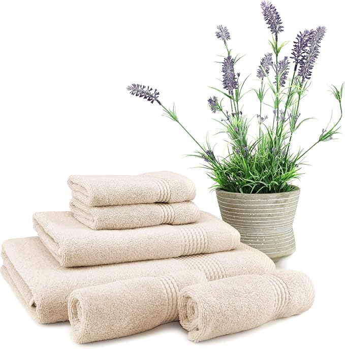 EastNBlue Lara Premium Towel Set 6 Piece - Image 4
