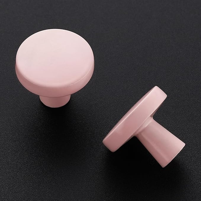 Ravinte 5 Pack Drawer Pulls 1-1/4 Inch Kitchen Cabinet Knobs Solid Round - Image 2