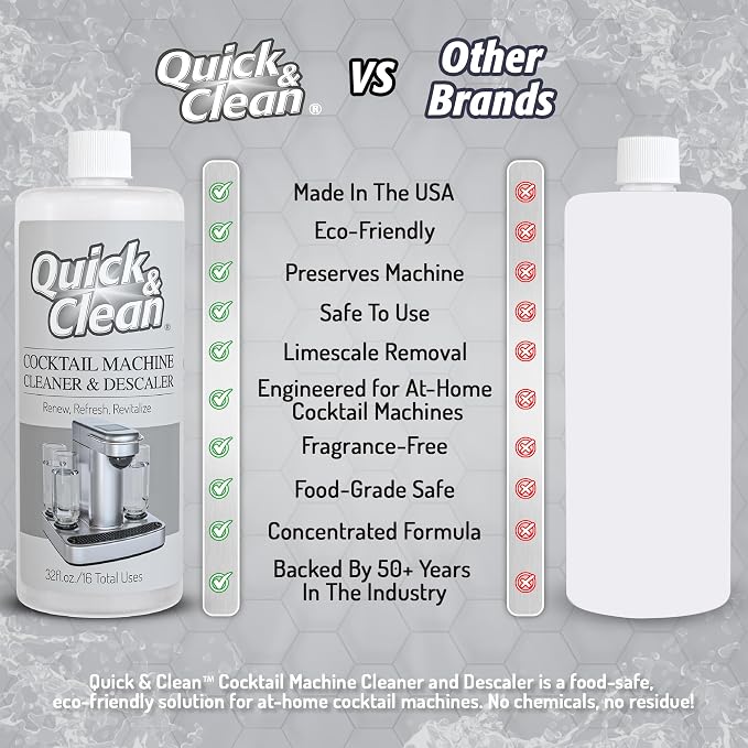 Quick & Clean Cocktail Machine Cleaner & Descaler - Image 7