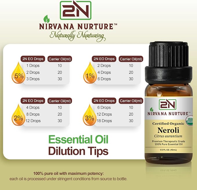 Neroli Essential Oil USDA Certified Organic, 100% Pure Natural Premium Grade - Image 5