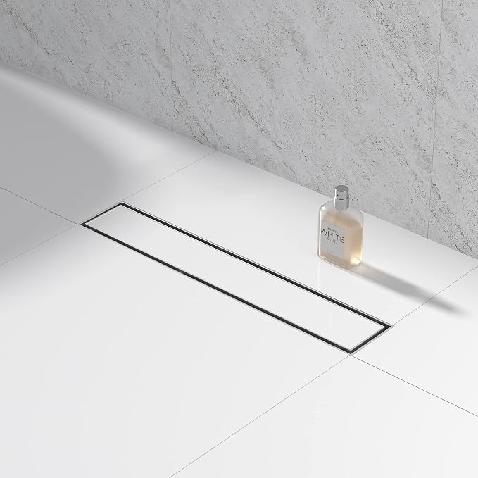 Linear Shower Drain 18", Brushed Floor Drain - Image 5