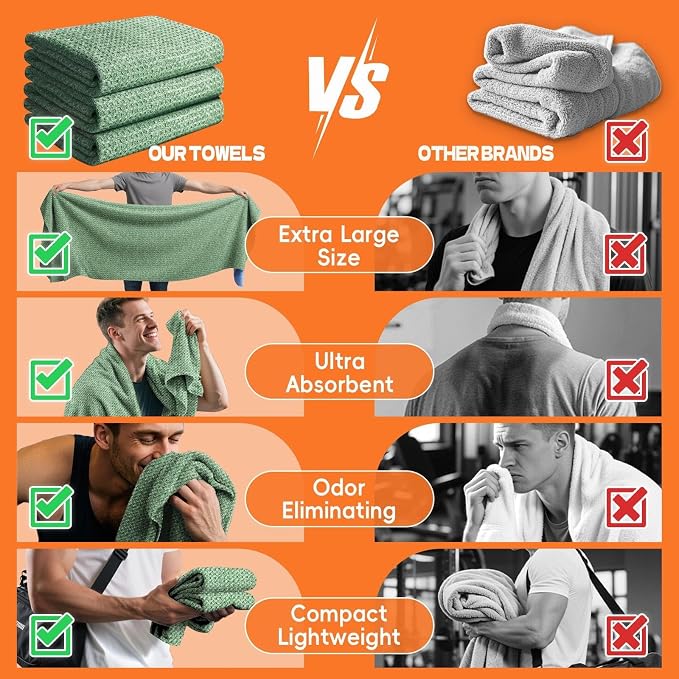 Camping Towels Quick Dry Sweat Towels - Image 4