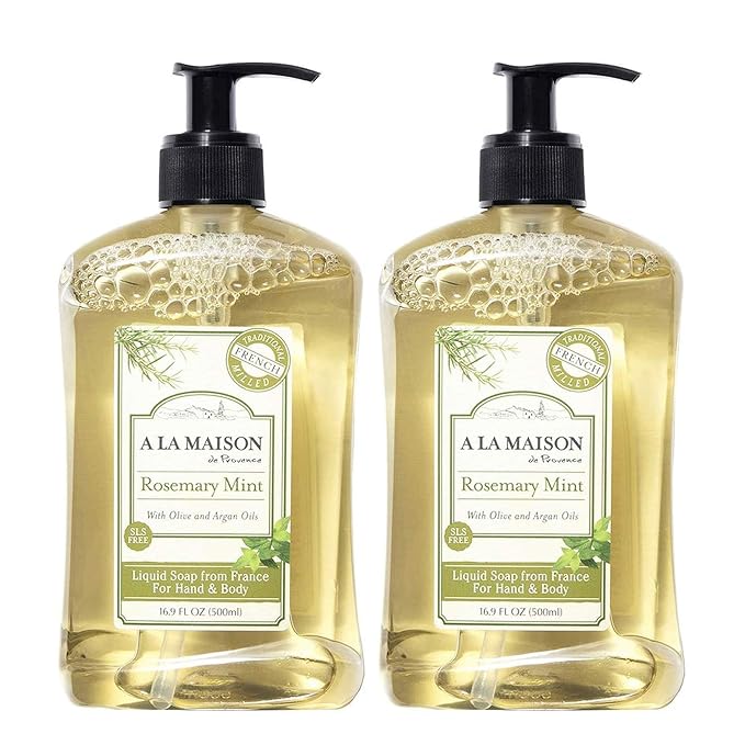 A LA MAISON French Liquid Hand Soap, Rosemary Mint by ALaMaison