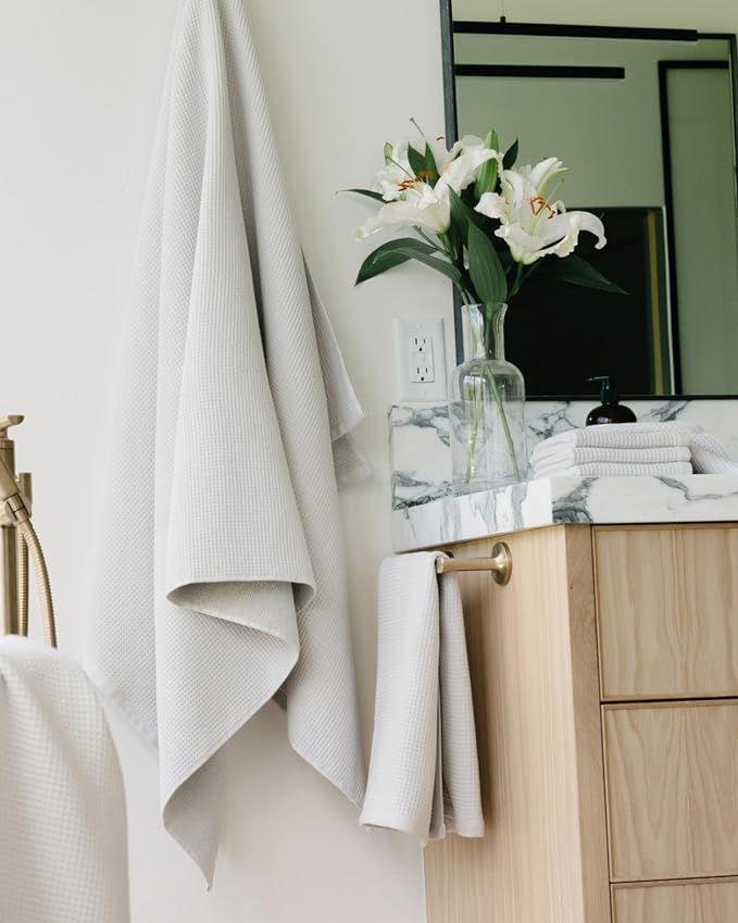 Cozy Earth Waffle Bath Sheets - Image 2